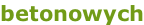betonowych