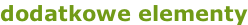 dodatkowe elementy