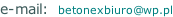e-mail:  betonexbiuro@wp.pl
